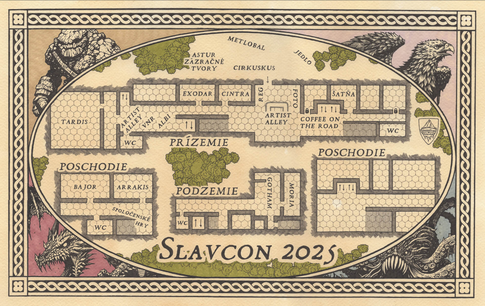 Mapka budovy