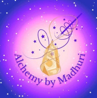 logo with gem and stars